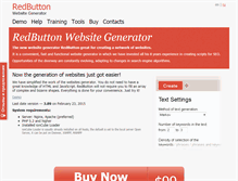 Tablet Screenshot of getredbutton.com